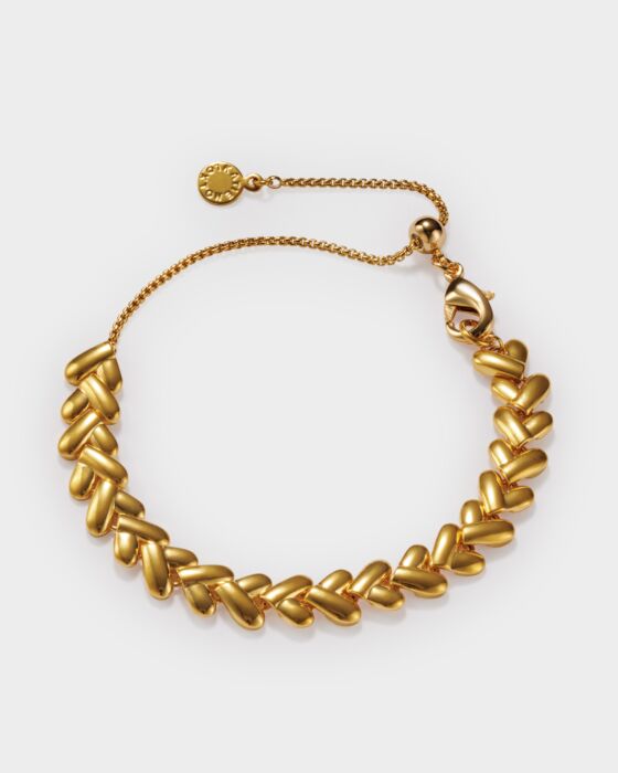 Katie Loxton Heart Link Waterproof Gold Bracelet