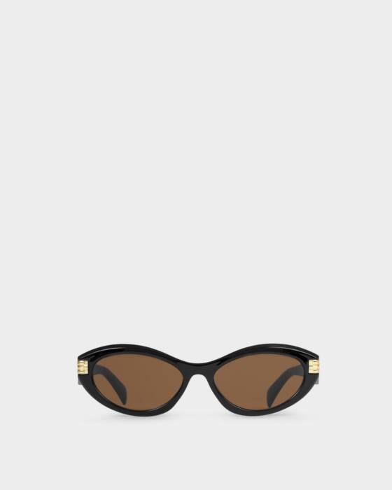 KL Bordeaux Slim Oval Sunglasses