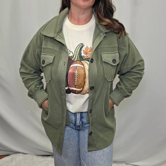 Oversized Fleece Shacket
