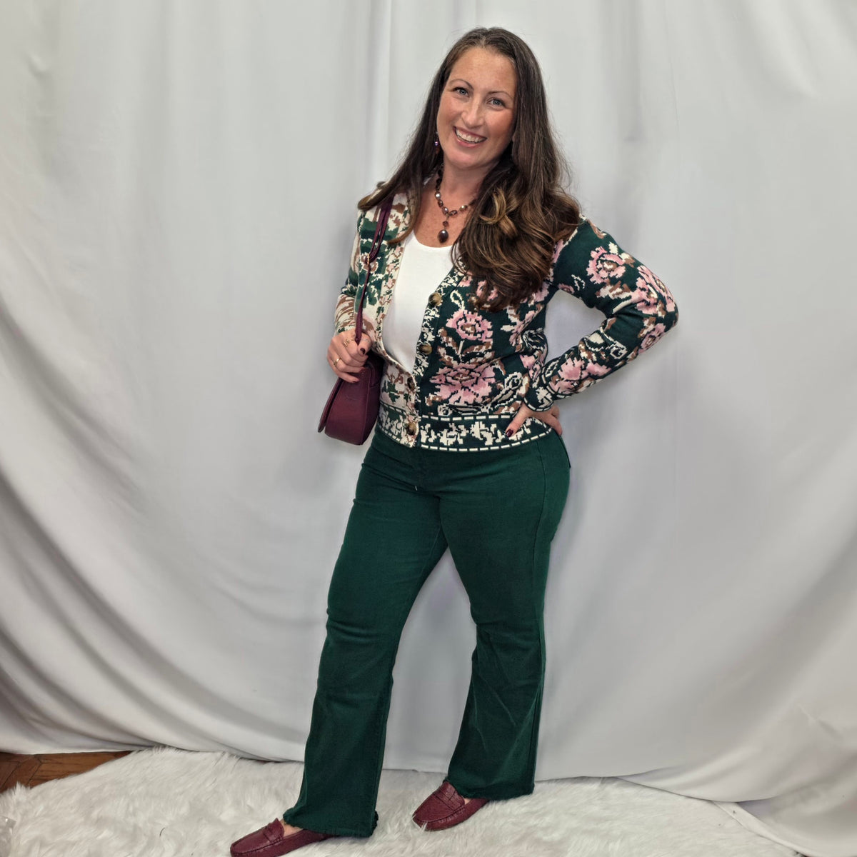 Zenana Frayed Hem Straight Wide Jeans