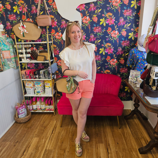 High-waisted Cargo Short