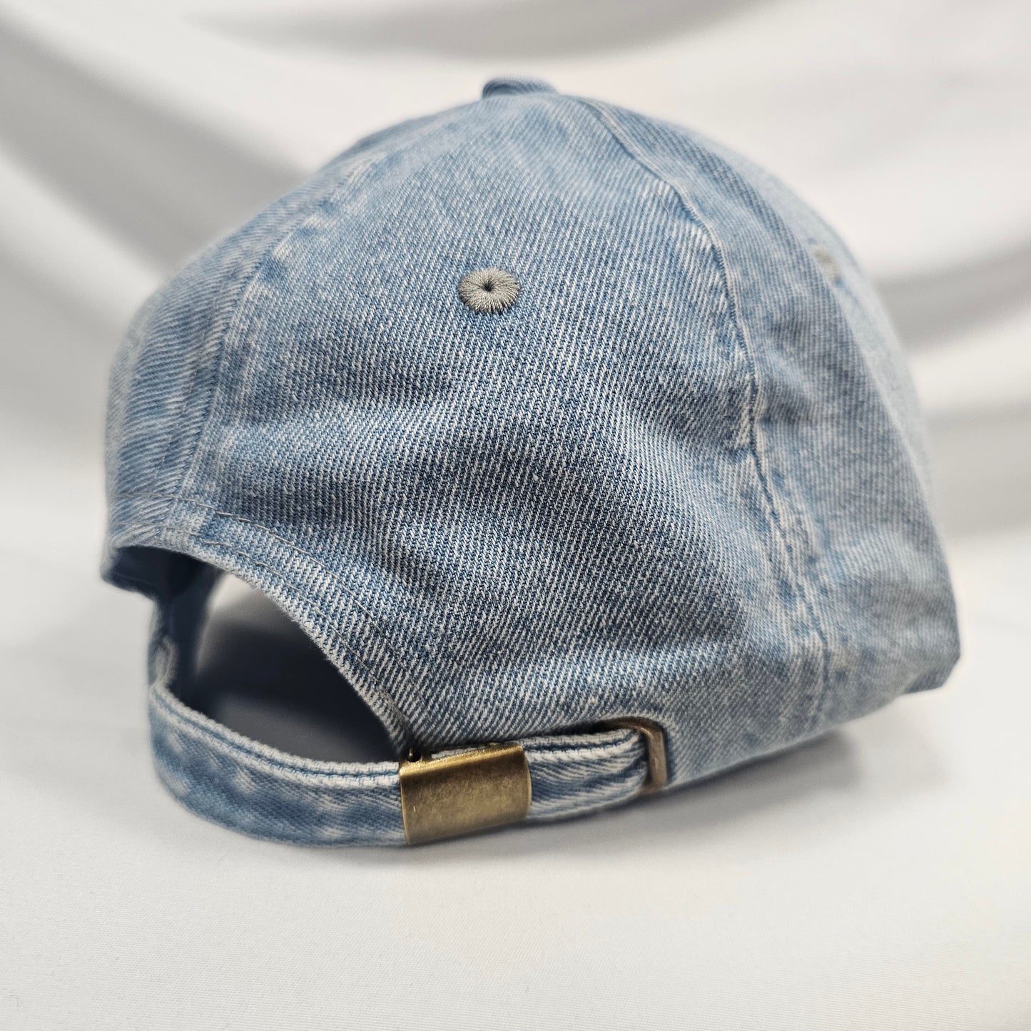 Bow Embroidery Denim Hat