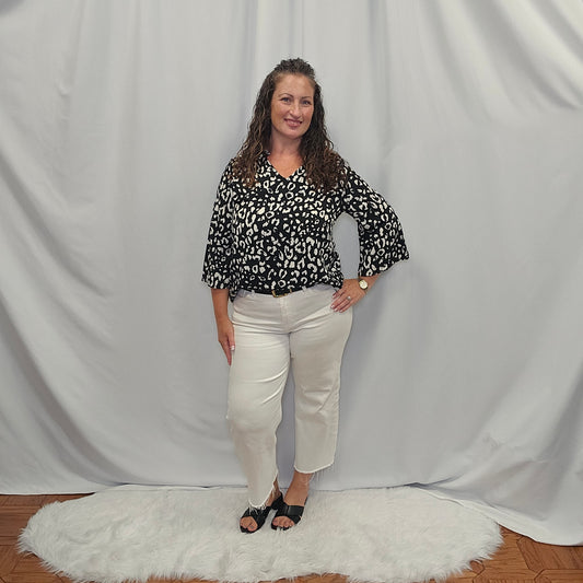 Ruffle Neck Blouse
