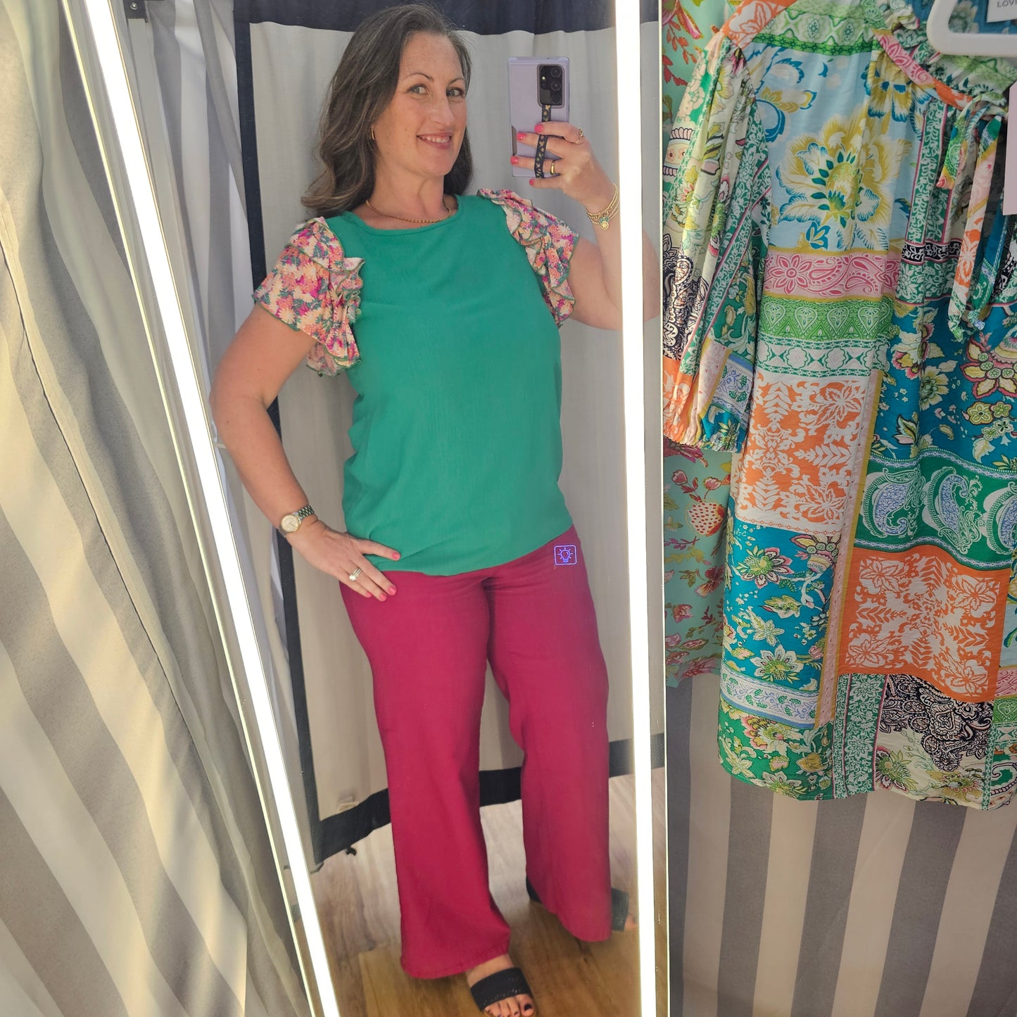 Angelique Short Sleeve Top