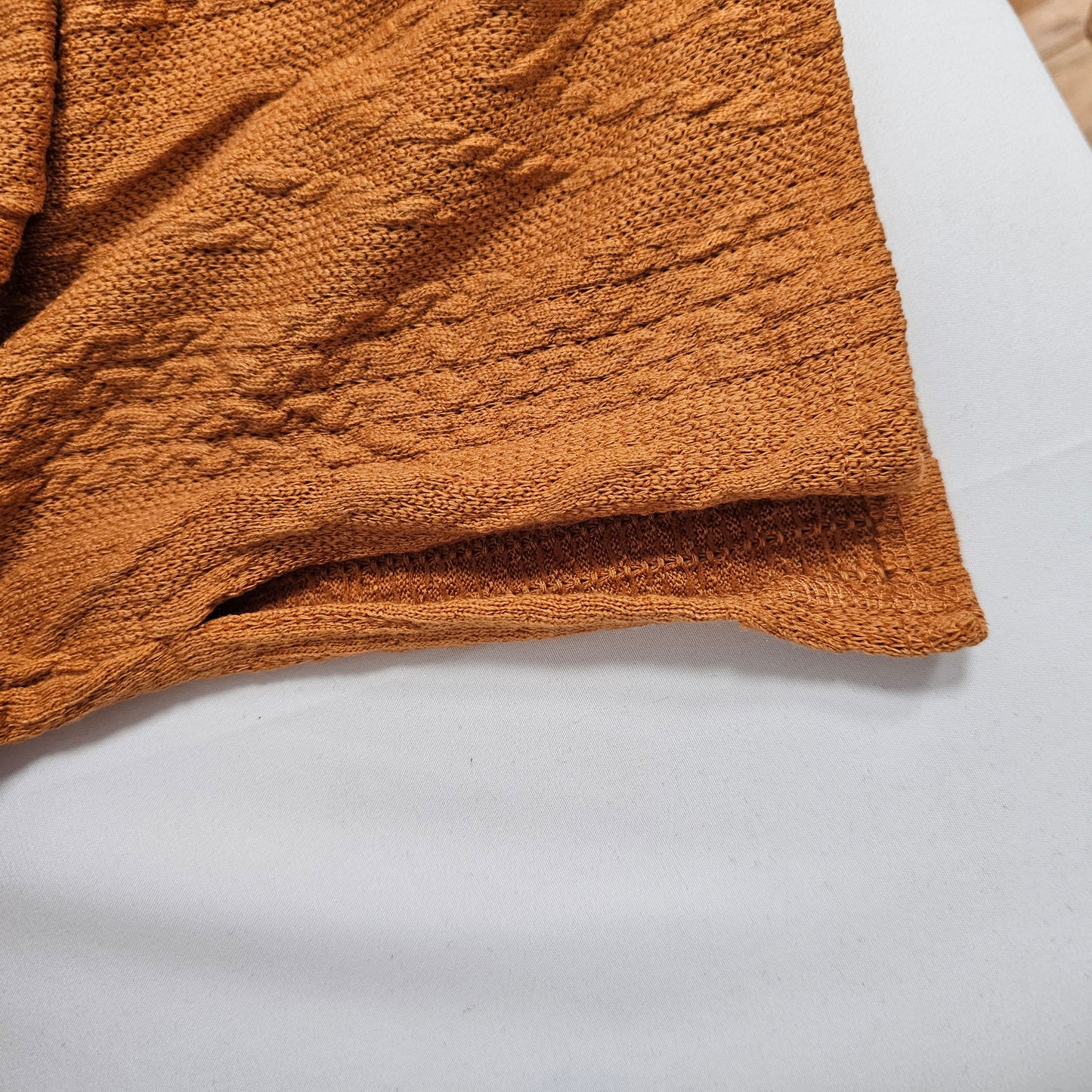 Oversized Cable Knit Top