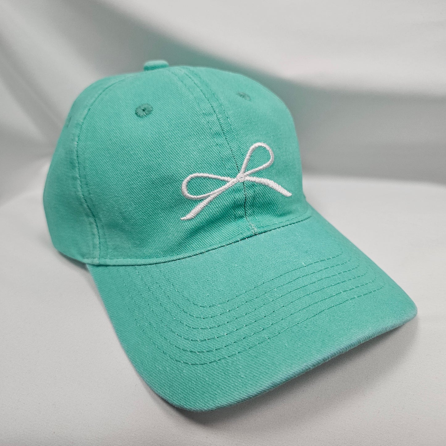Bow Embroidery Denim Hat