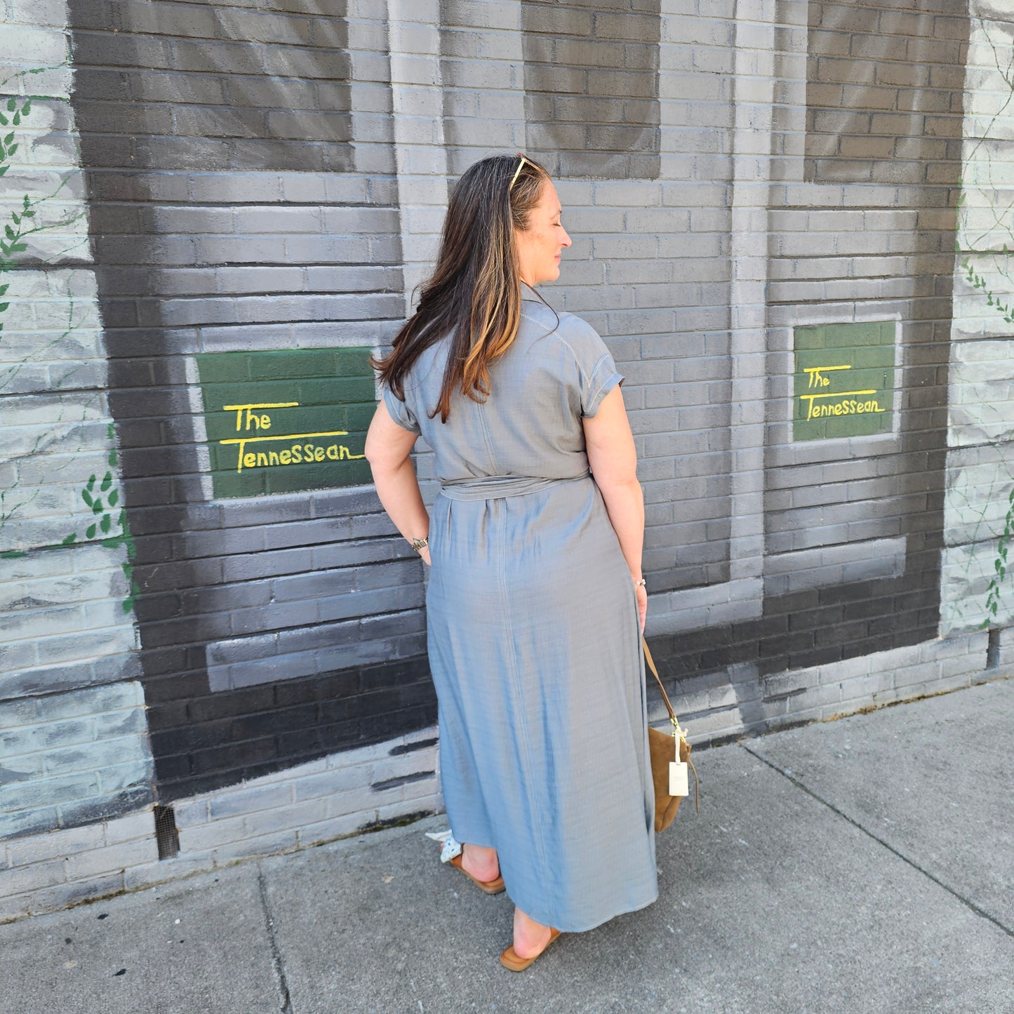 Lightweight Button Down Maxi Dress
