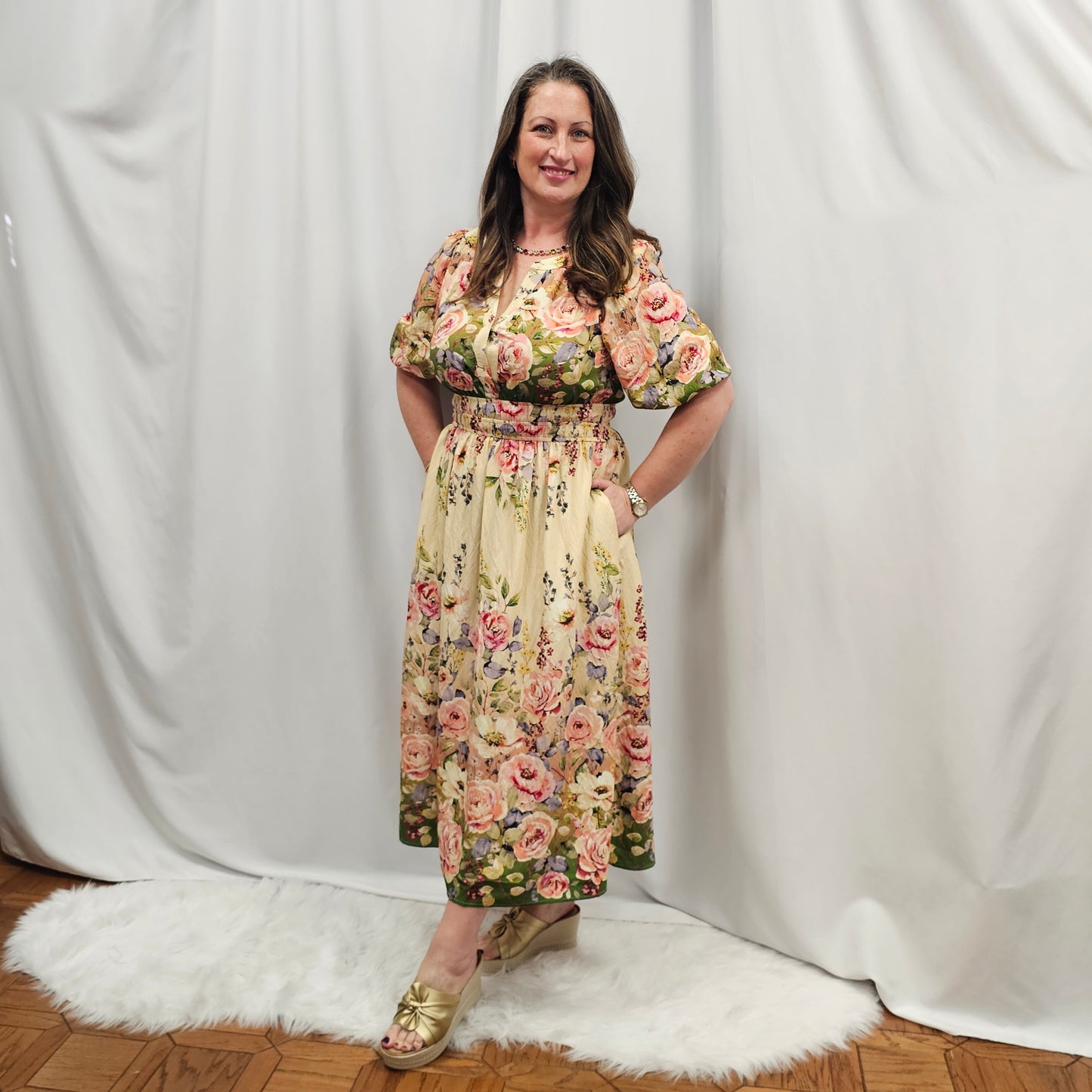Garden Party Midi Dress