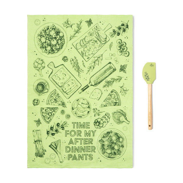 The Reluctant Chef Tea Towel & Spatula Set