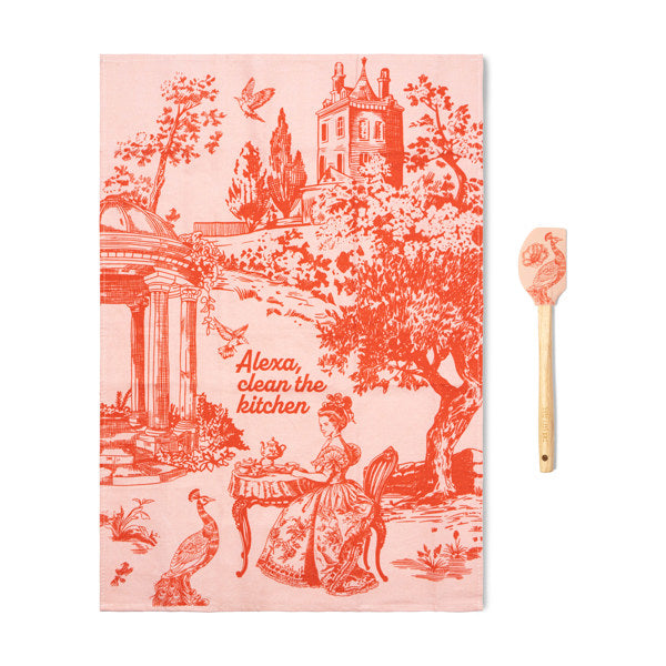 The Reluctant Chef Tea Towel & Spatula Set
