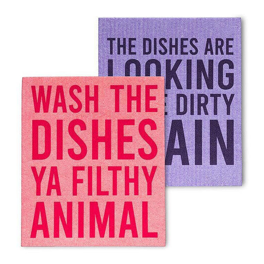 Dishcloths Funny-6.5x8"L